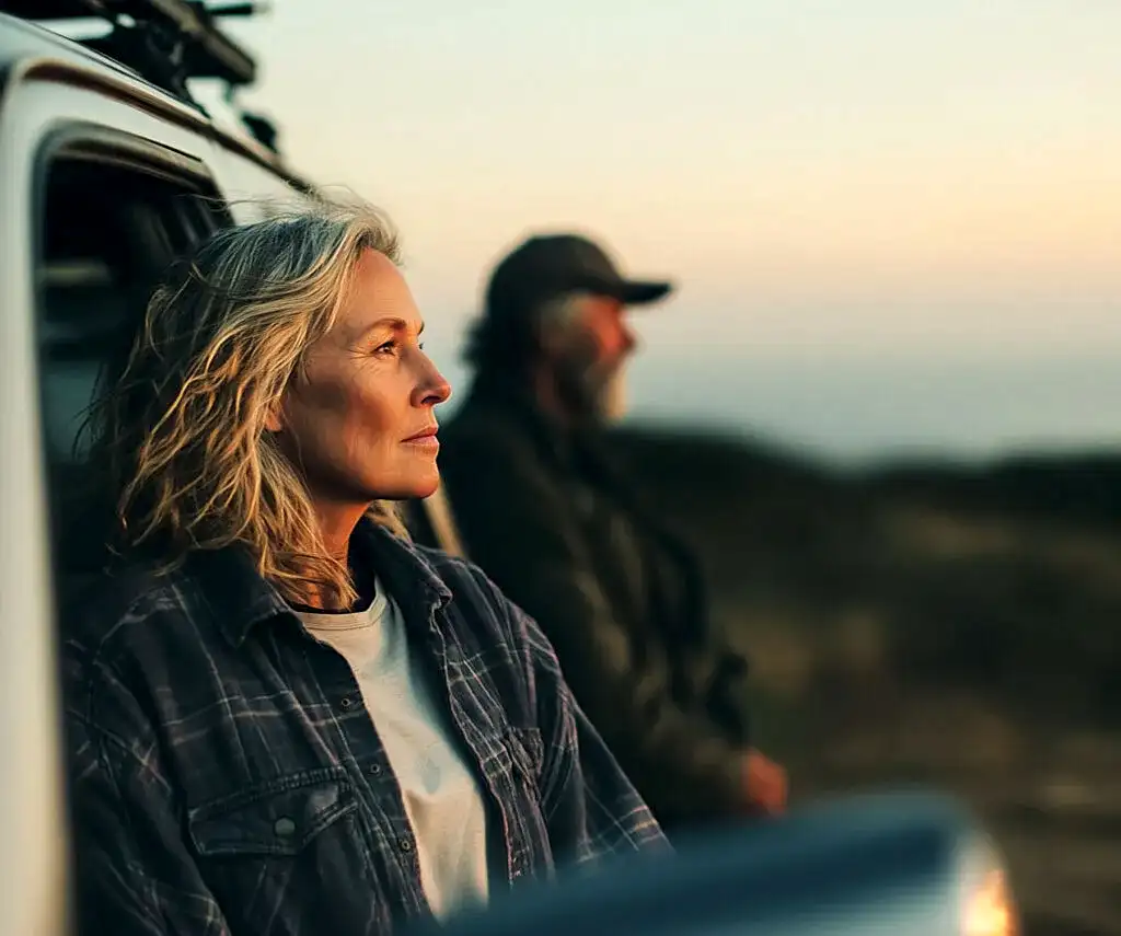 washdoctors mobile car valeting car care plans retired couple in car looking at sunset